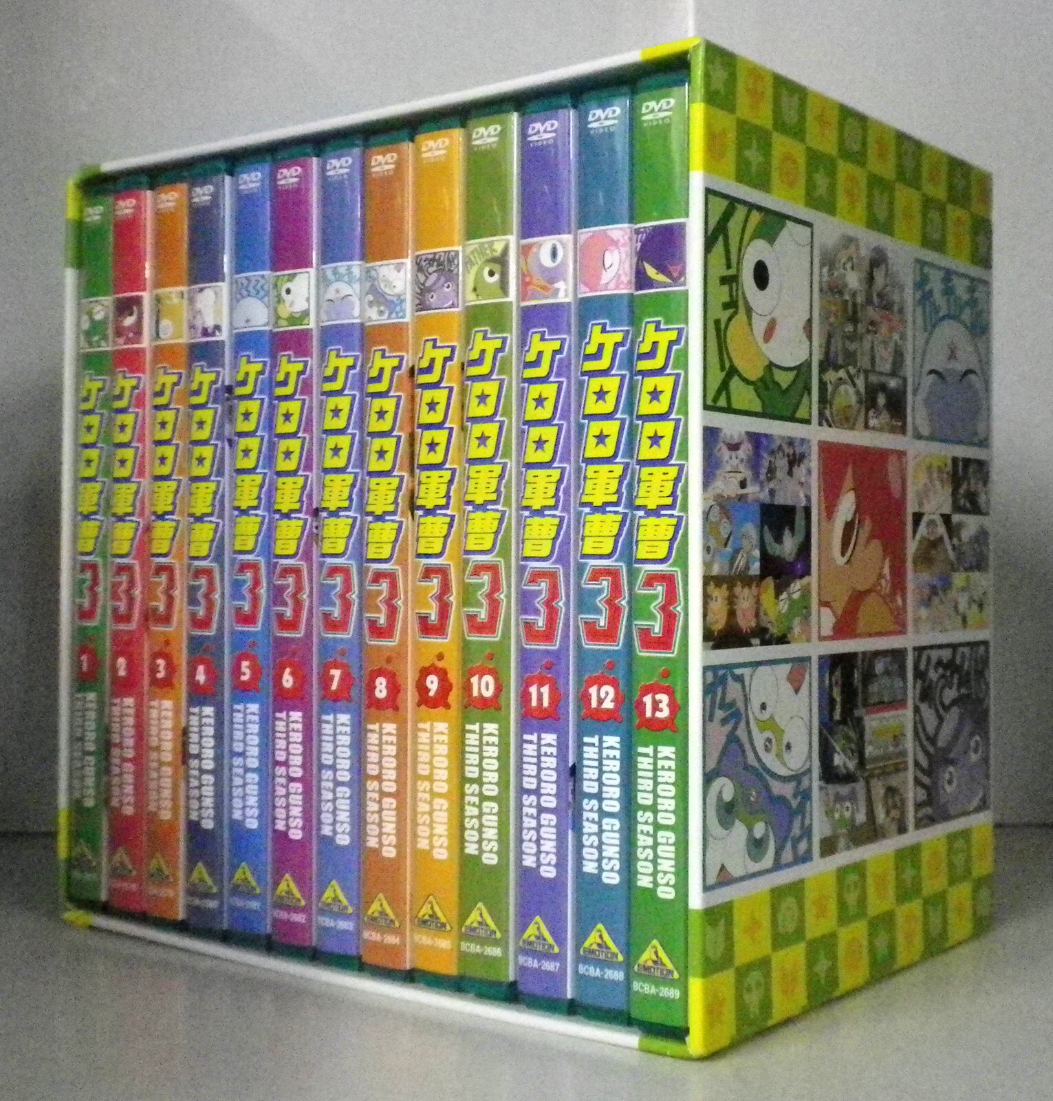 Anime DVd First edition Keroro Gunso 3 All 13 Volume set