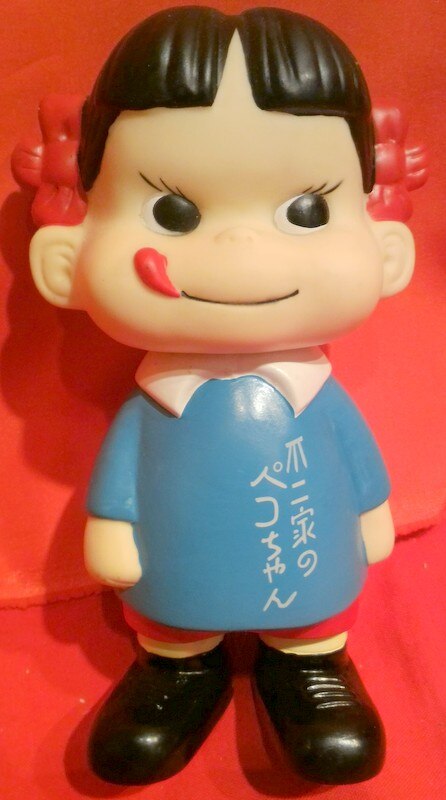不二家 園児服ペコニセモノ 青服 貯金箱 まんだらけ Mandarake