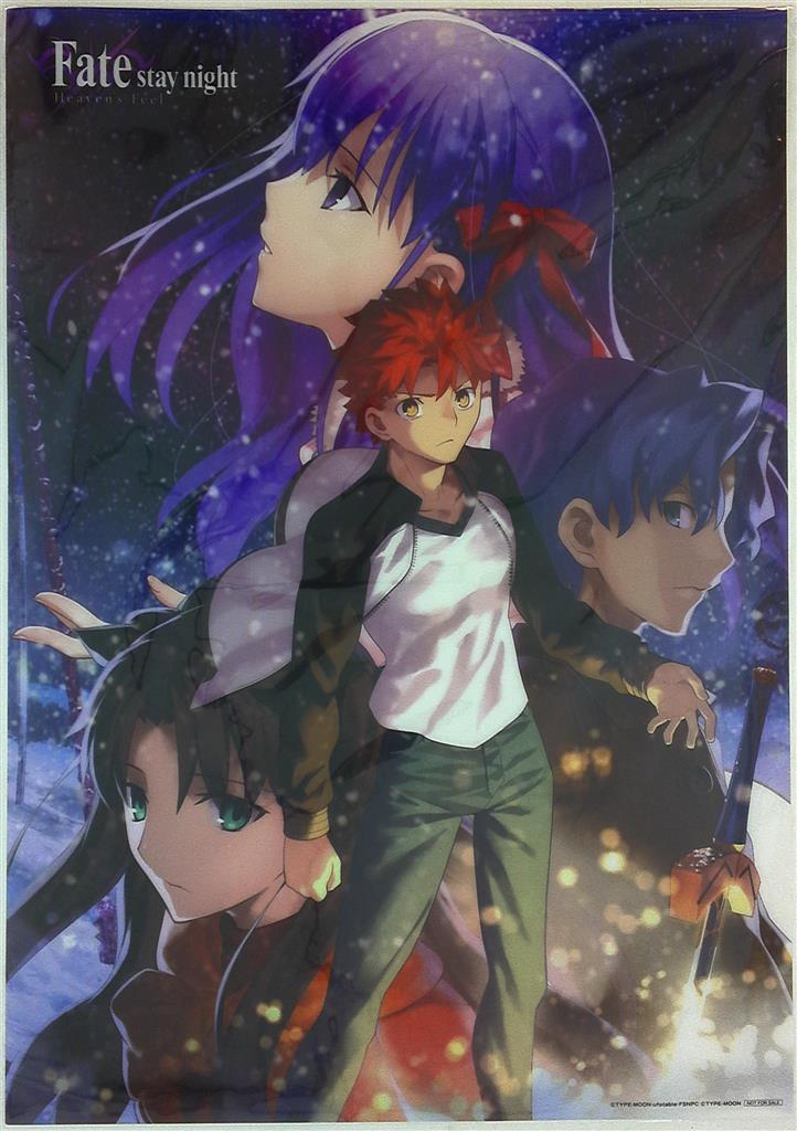 劇場版 Heaven S Feel Presage Flower 早期予約特典 Fate Stay Night ヘブンズフィール A3クリアポスター クリアファイル まんだらけ Mandarake