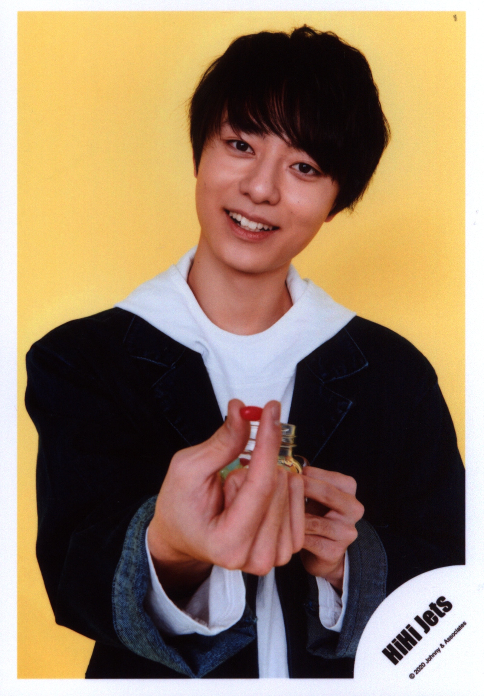 HiHi Jets Greeting Photo White Day ver.~ Ryuto Sakuma Official