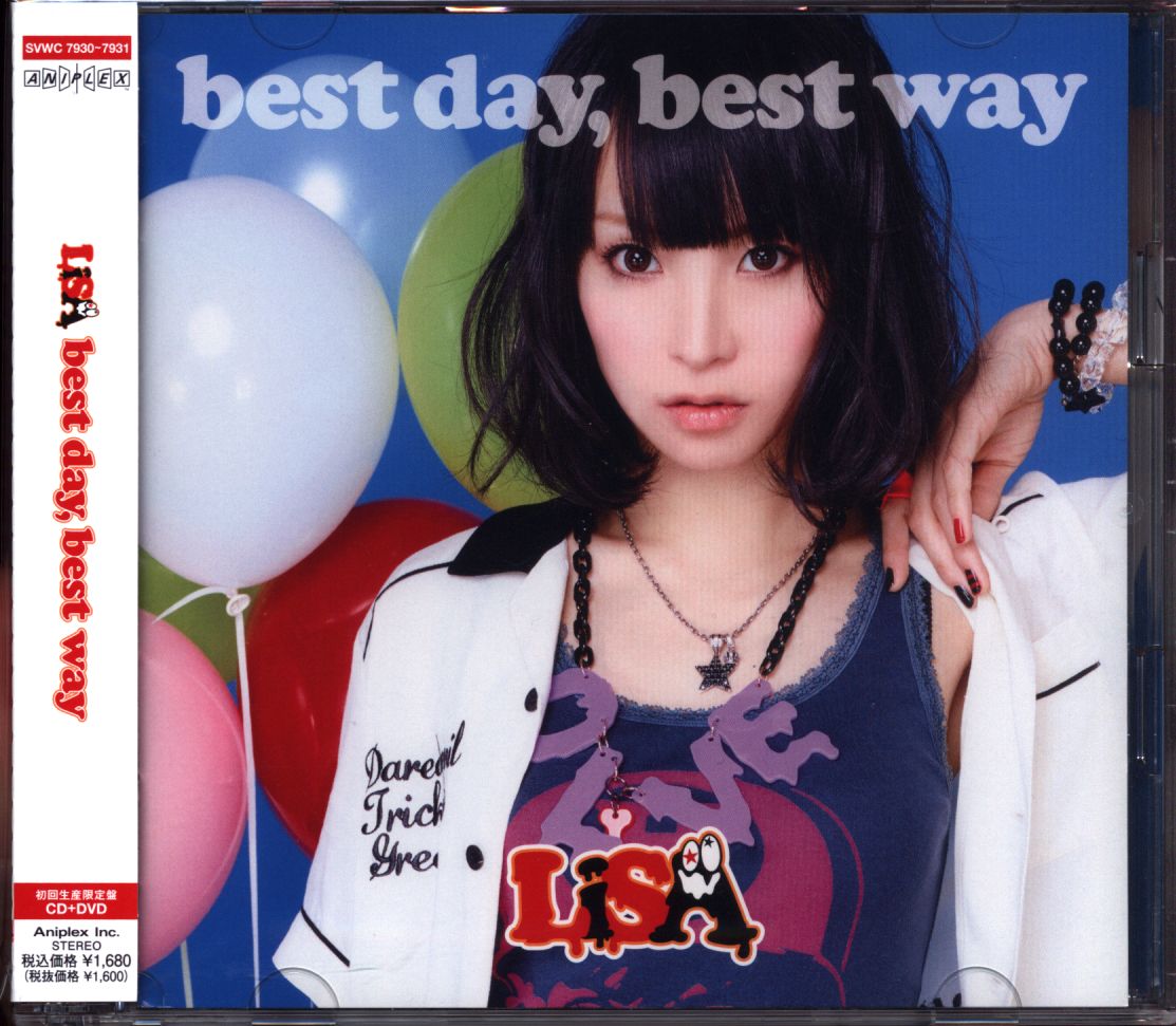 LiSA best day, best way CD 直筆サイン入り