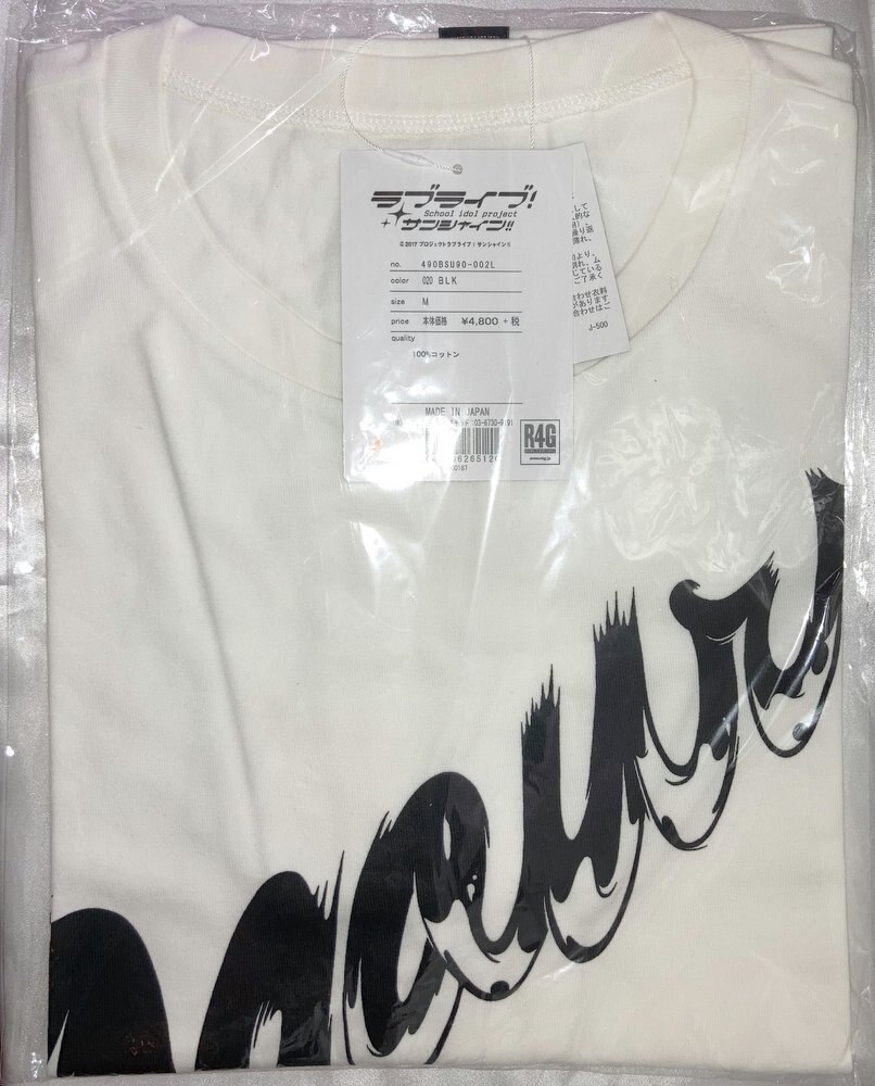 R4g ラブライブ サンシャイン Aqours Logo Tee ラブライブ サンシャイン R4g Black M まんだらけ Mandarake