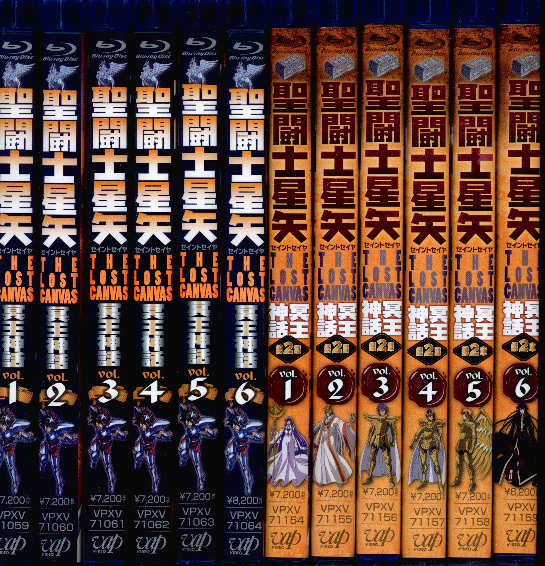 聖闘士星矢 THE LOST CANVAS 冥王神話 DVD 全12巻セット-