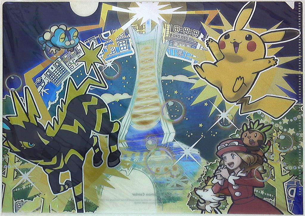 株式会社ポケモン ポケモンクリアファイル Happy Lighting ミアレシティ まんだらけ Mandarake