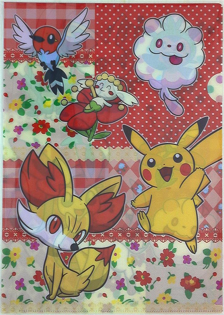 株式会社ポケモン ポケモンクリアファイル クリアファイル フォッコ 花柄 まんだらけ Mandarake