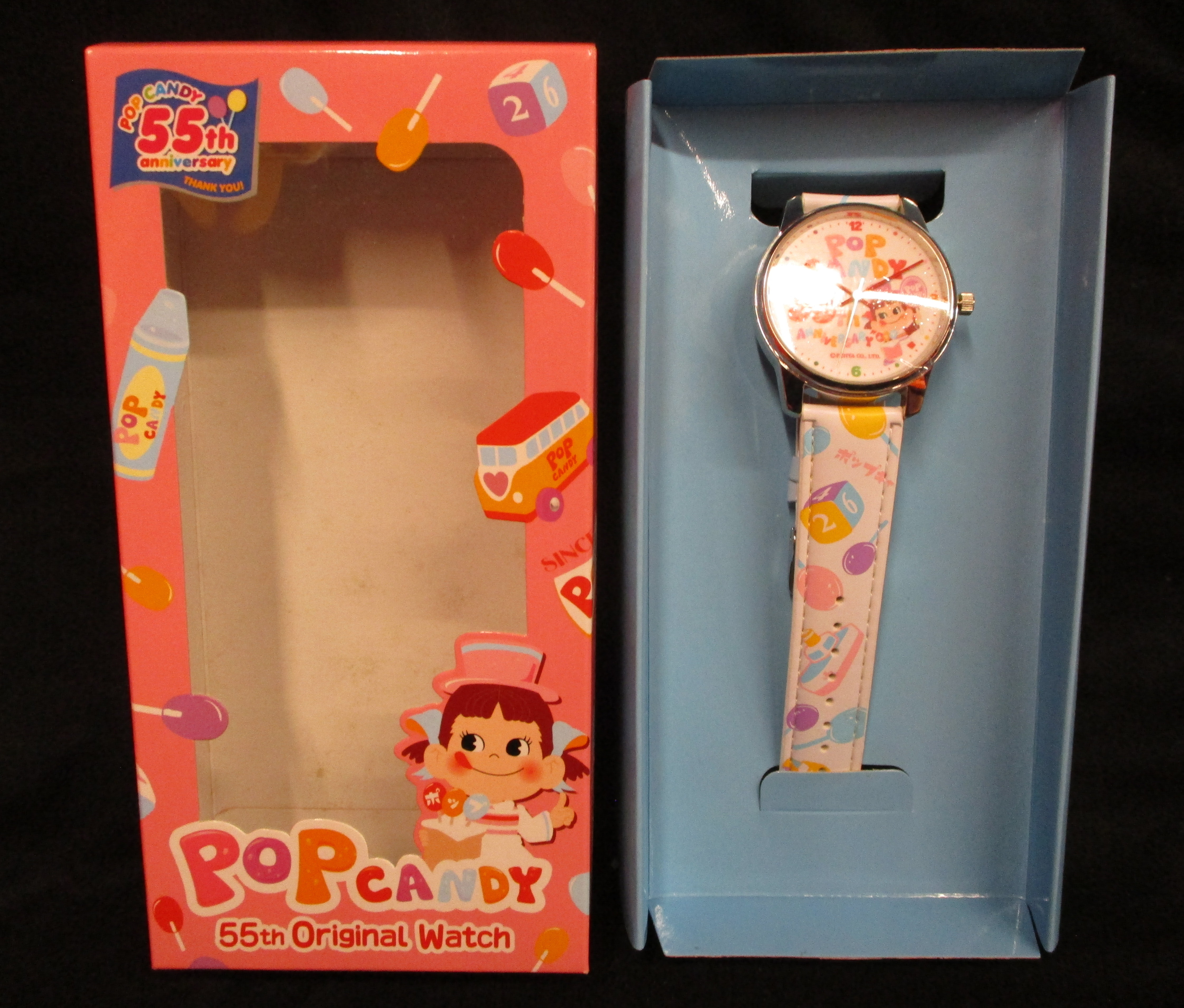 ペコちゃん ポップキャンディ55周年記念 オリジナル腕時計