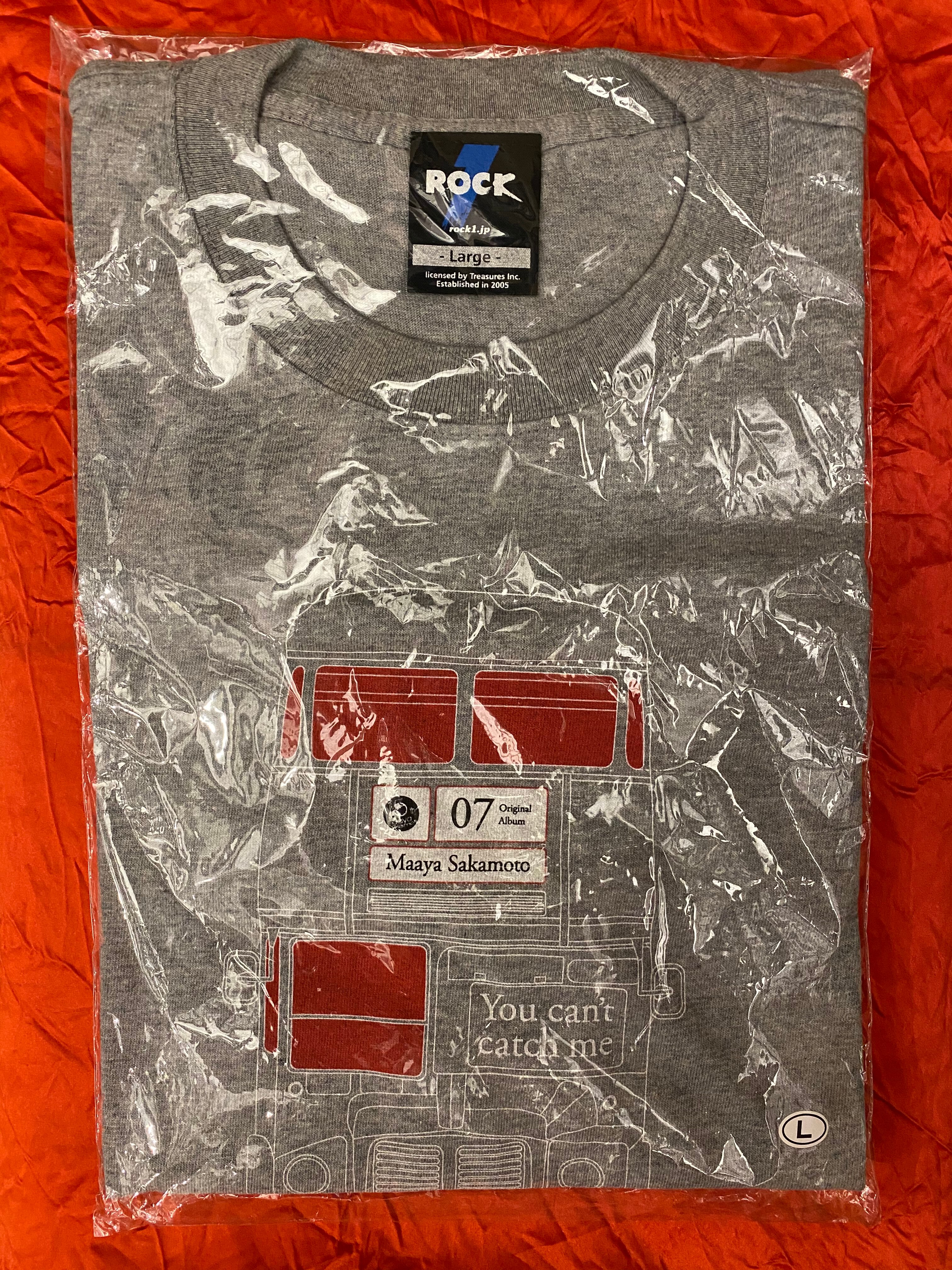 Live Tour 11 You Can T Catch Me 坂本真綾 Tシャツ グレー Lサイズ まんだらけ Mandarake