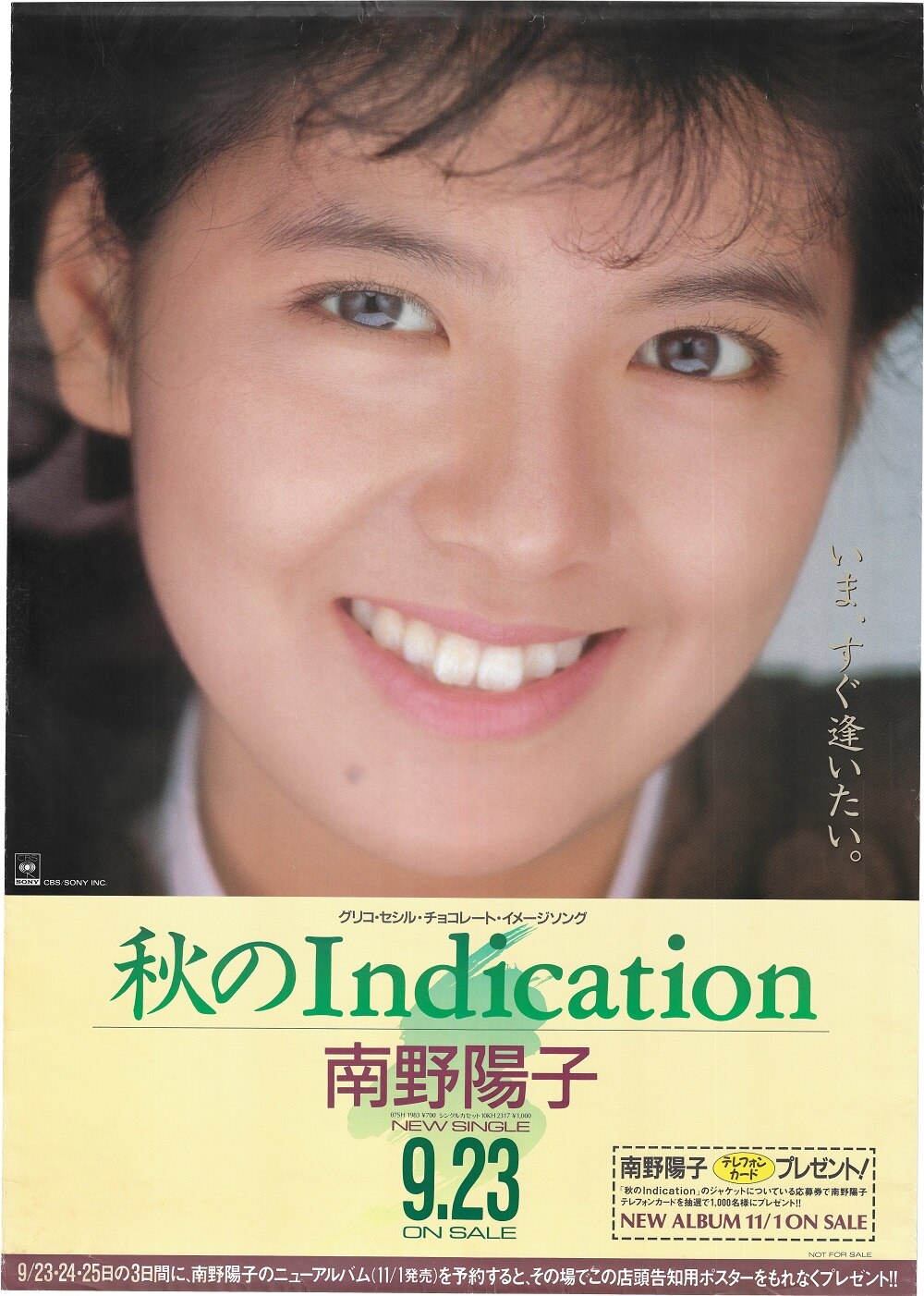 南野陽子ポスター （非売品） （南野陽子 ポスターのYahoo
