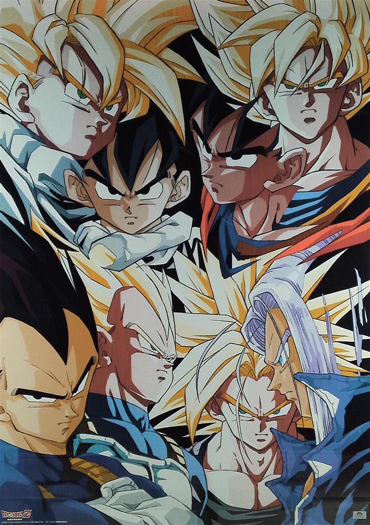 Animetopia Akira Toriyama Dragon Ball Z Goku Gohan Vegeta Trunks B2 Poster Mandarake 在线商店