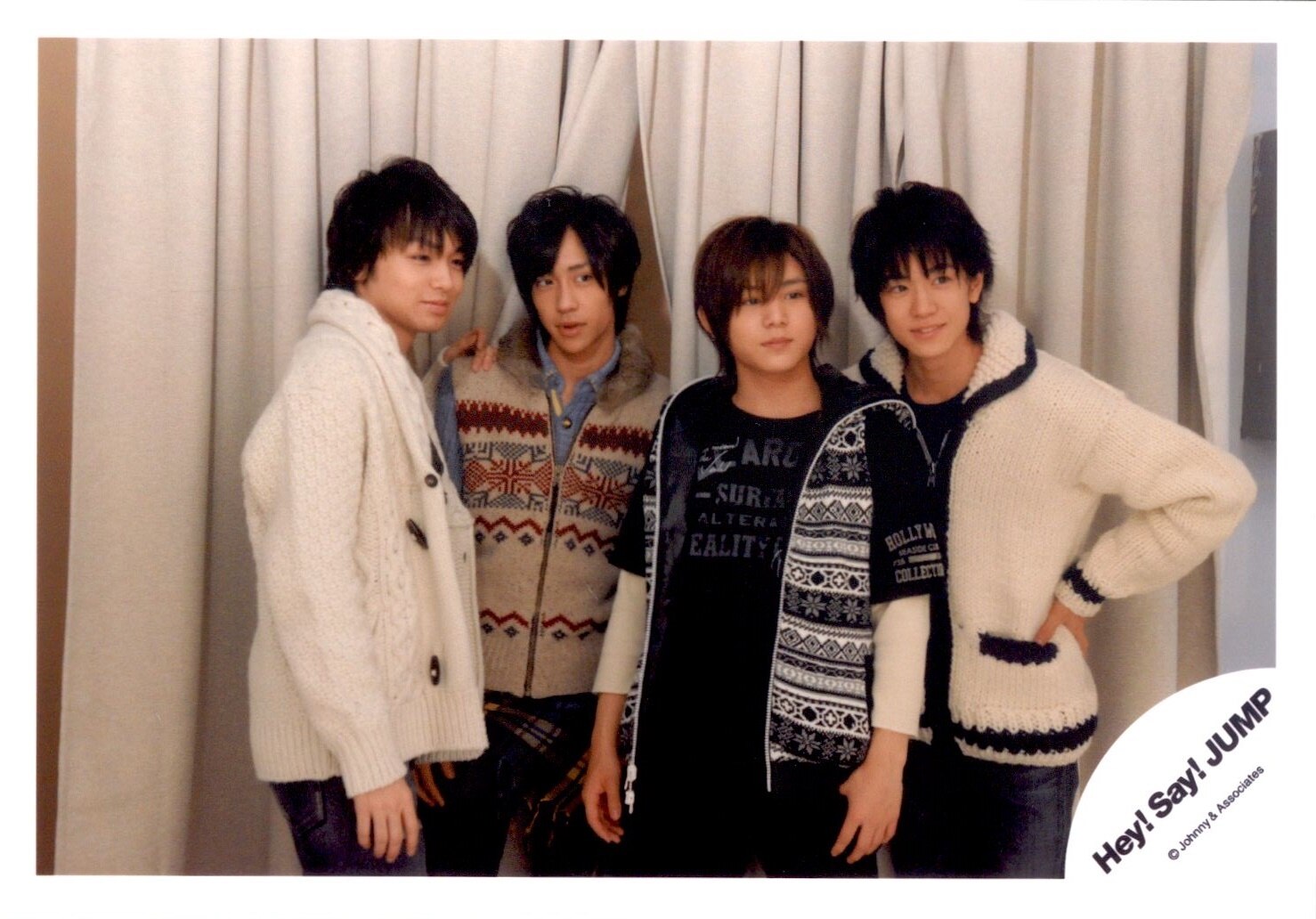 Hey!Say!JUMP 08-09年 Jump-ing Tour '08-'09 伊野尾慧/八乙女光/山田涼介/中島裕翔 公式写真 *1枚 ...