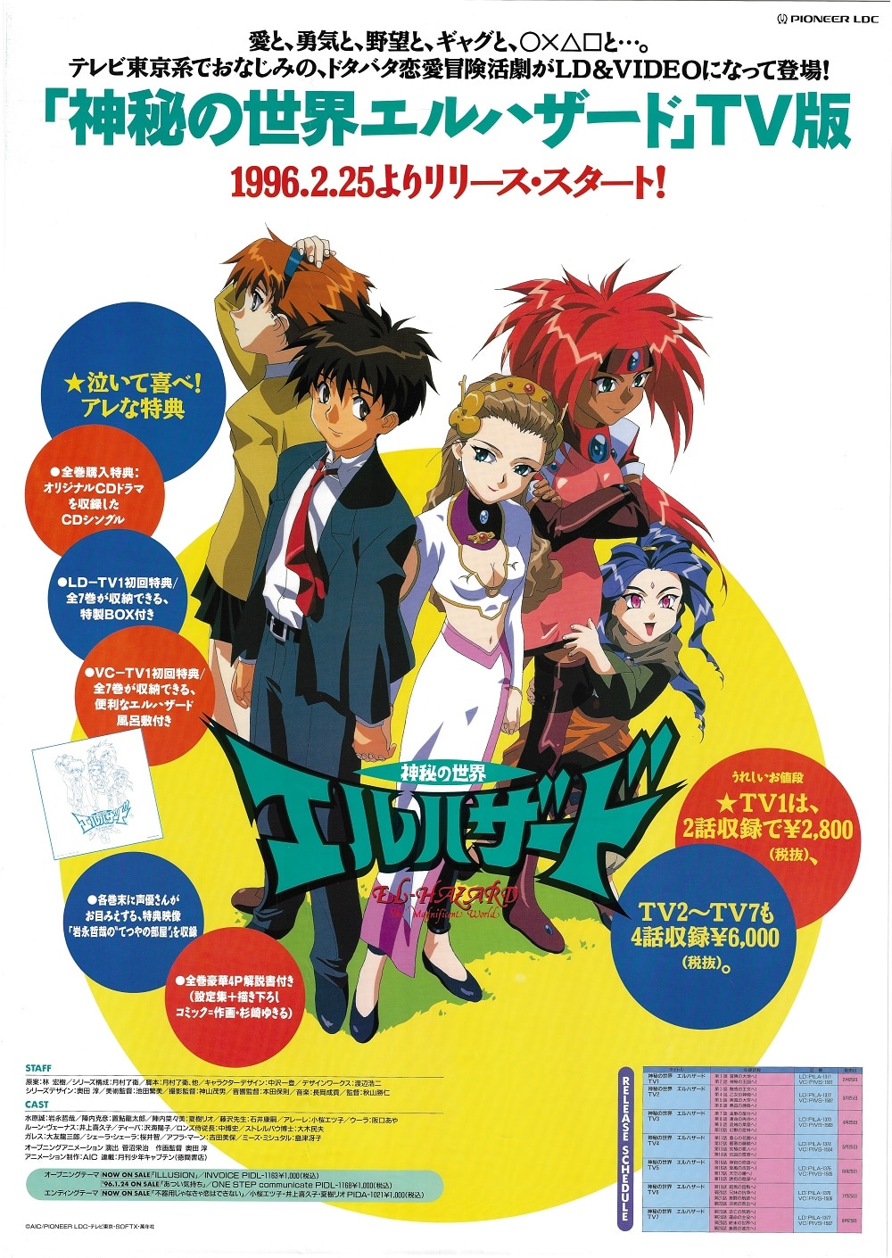 販促用 神秘の世界エルハザード Tv版 B2ポスター まんだらけ Mandarake