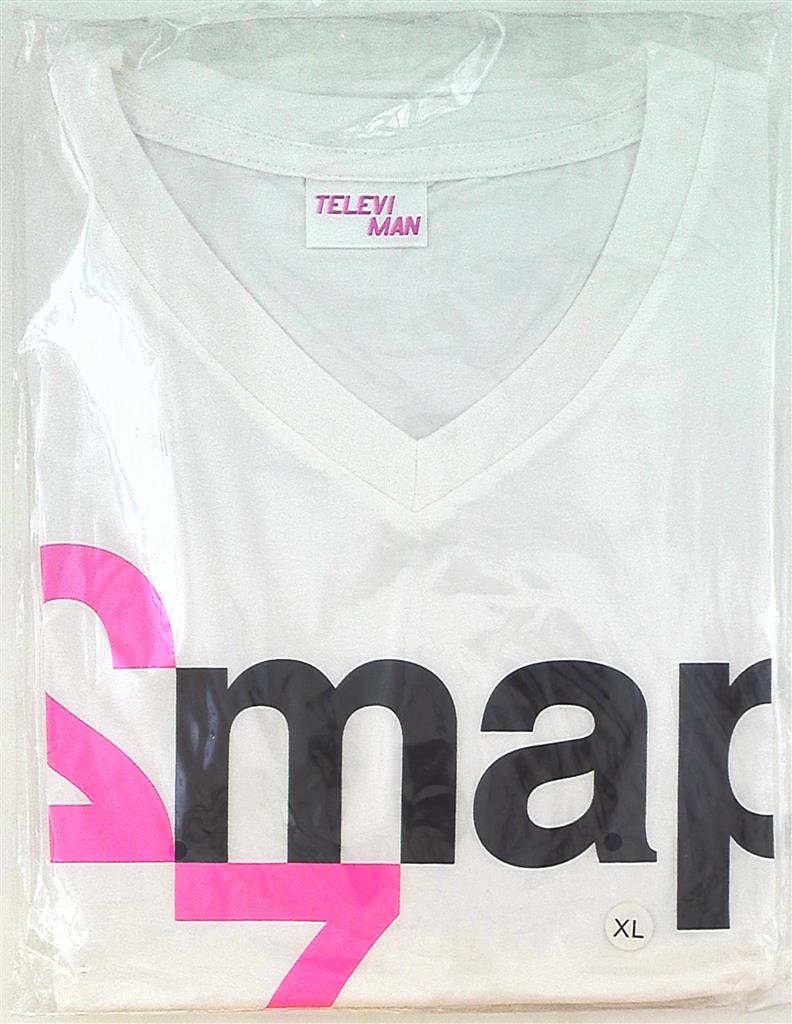 Smap ノベルティ 販促品 中居正広 Tシャツ 14年 27時間tv 白 ピンク Xlサイズ まんだらけ Mandarake