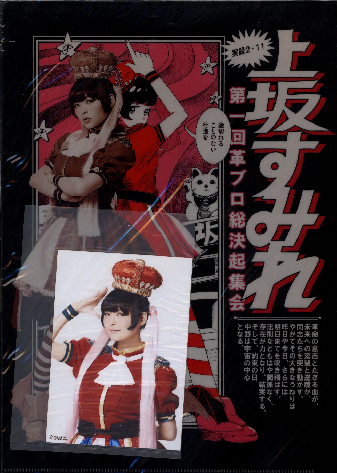 King E Shop 実録 2 11 第一回革ブロ総決起集会 上坂すみれ 特典クリアファイル ブロマイド まんだらけ Mandarake