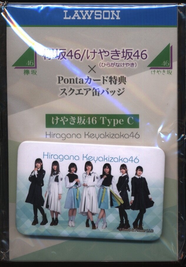 けやき坂46（日向坂46） カード未使用 TypeC Pontaカード＋スクエア缶