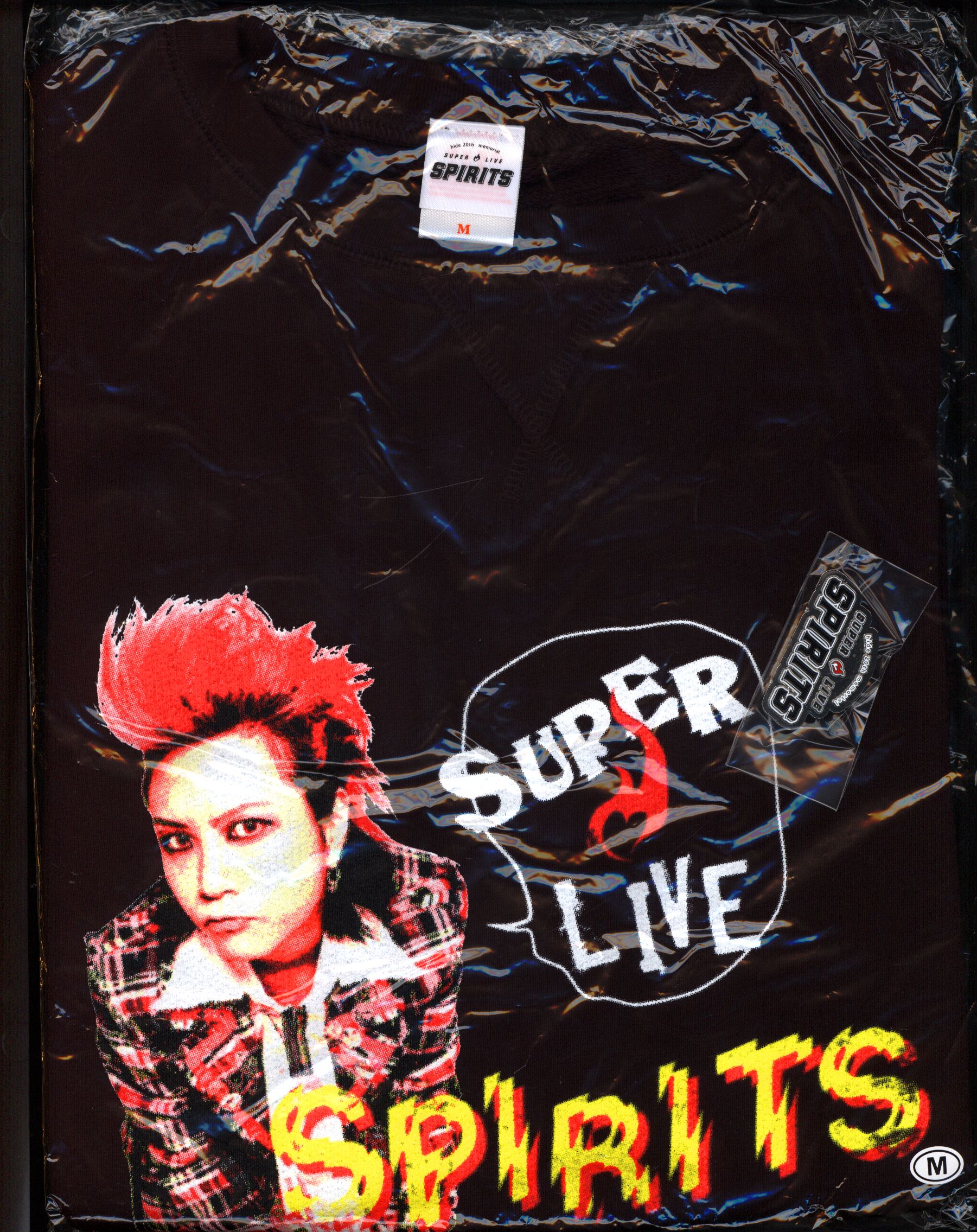 hide Spirits 半袖トレーナー Lサイズ 公式 hide SUPER LIVE SPIRITS