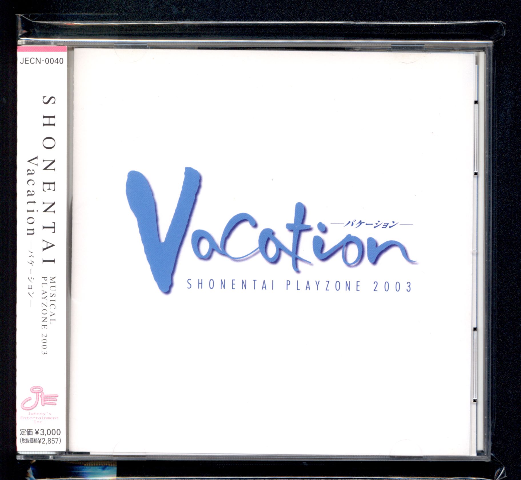 少年隊 DVD PLAYZONE 2003 Vacation バケーション 2DVD 嵐/V6