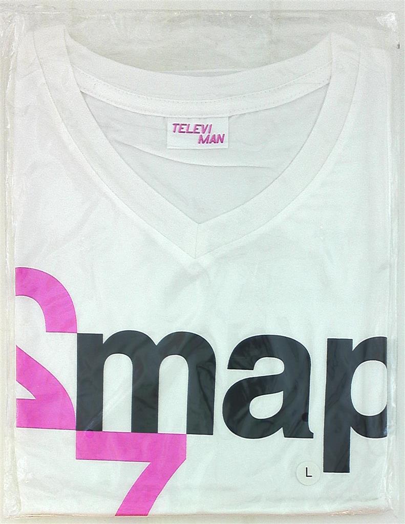 Smap ノベルティ 販促品 中居正広 Tシャツ 14年 27時間tv 白 ピンク Lサイズ まんだらけ Mandarake