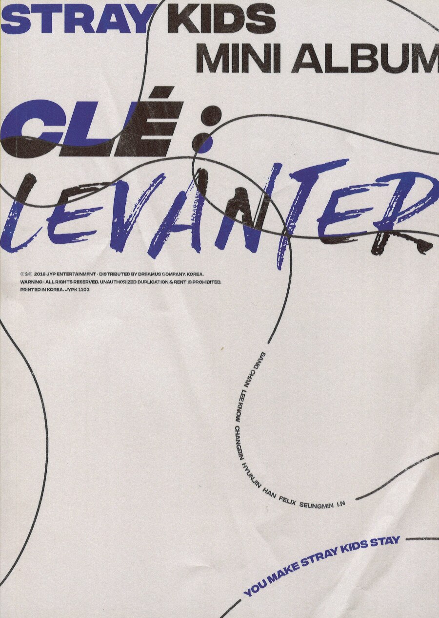CD Stray Kids CLE:LEVANTER CLE ver. Hyunjin *ディスク盤面キズ
