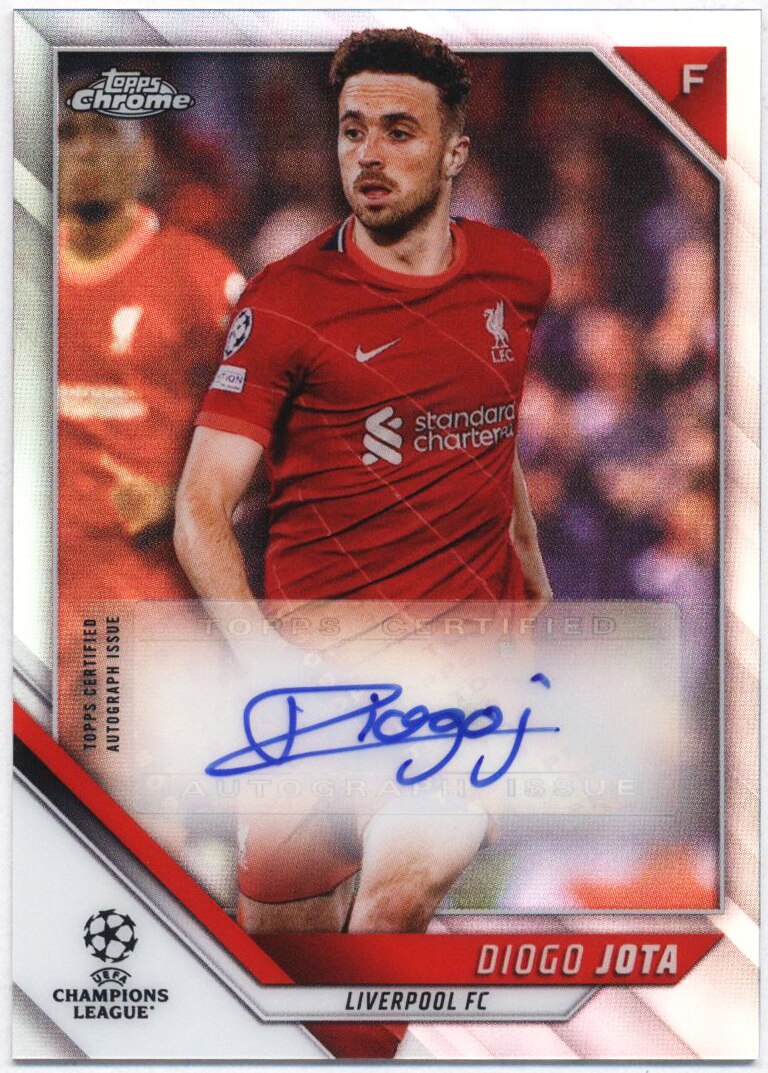 topps 2021/22 UEFA CL 直筆サイン ディオゴ・ジョタ(リバプール) CA