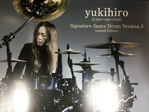 L'Arc～en～Ciel yukihiro Signature Snare Drum Version.3 購入特典 ...