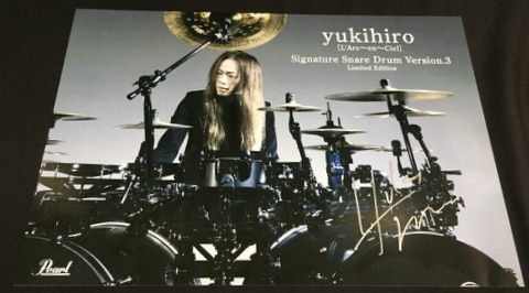 L'Arc～en～Ciel yukihiro Signature Snare Drum Version.3 購入特典 