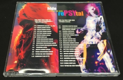 hide TOUR MC CD-ROM rePSYtal-