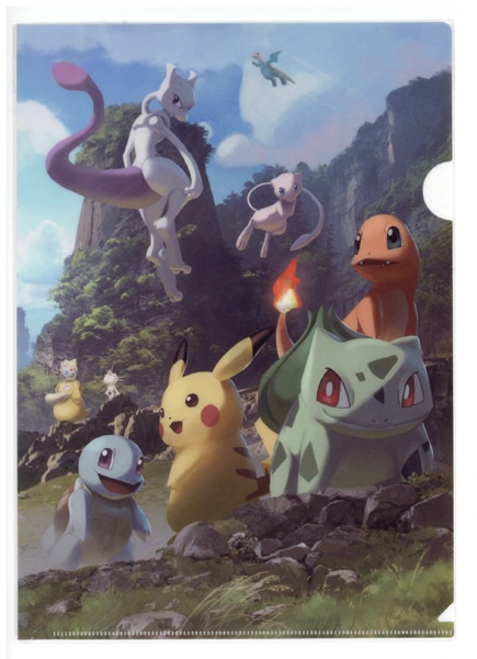 Pokemon Pokemon Center ミュウツー クリアファイル