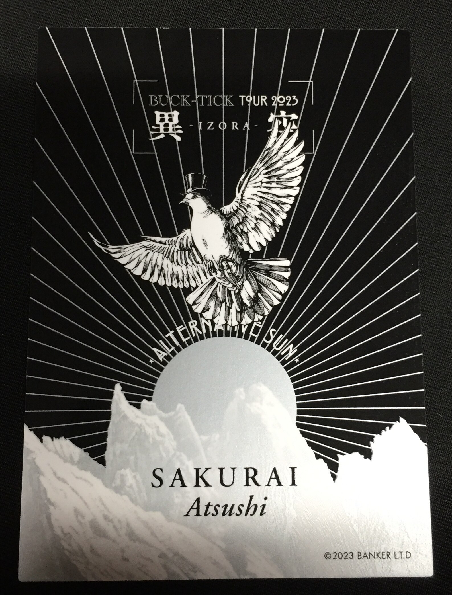 BUCK-TICK TOUR 2023 異空-IZORA- ALTERNATIVE SUN 櫻井敦司 ランダムトレカ No.2 | ありある |  まんだらけ MANDARAKE