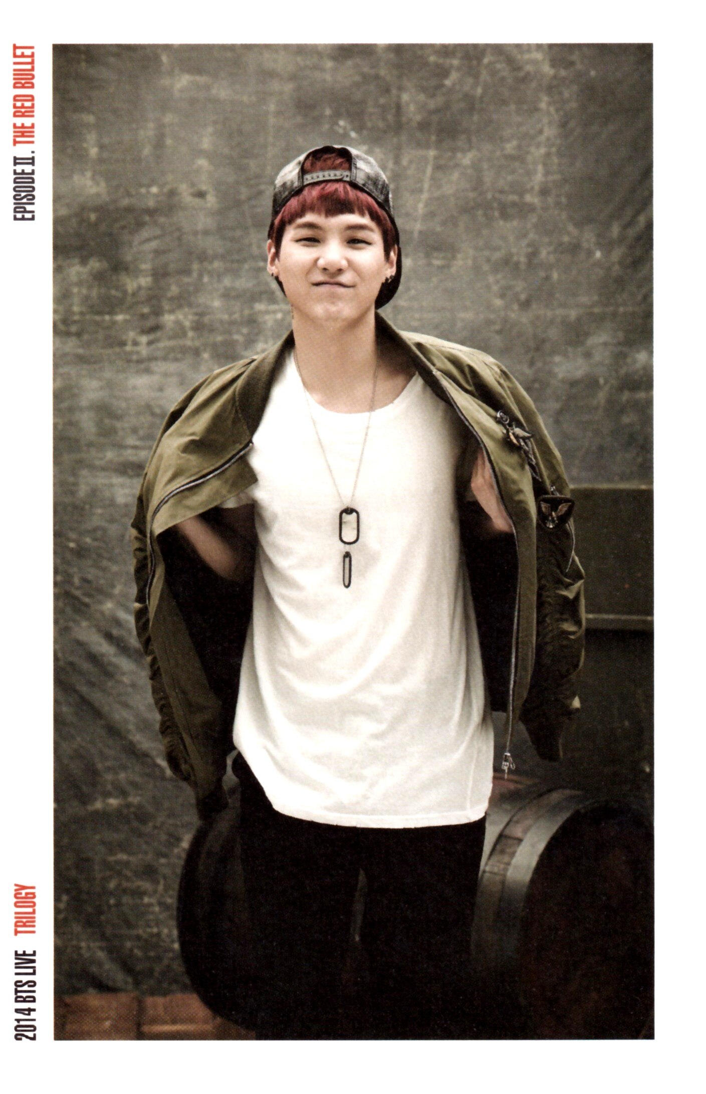 BTS 2014 LIVE TRILOGY EPISODE II.THE RED BULLET SUGA フォトカード 