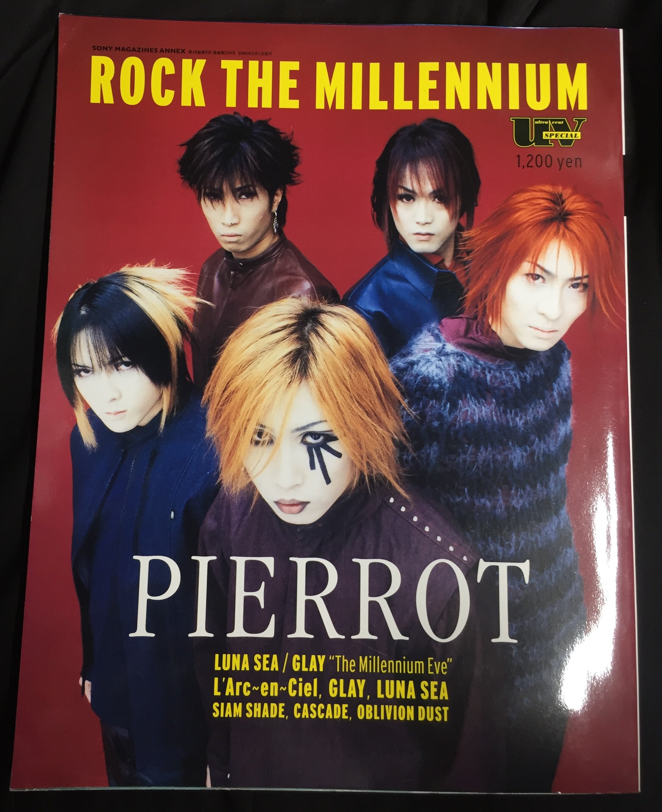 PIERROT 雑誌 ROCK THE MILLENNIUM uv SPECIAL / 2000年3月1日 | ありある | まんだらけ  MANDARAKE