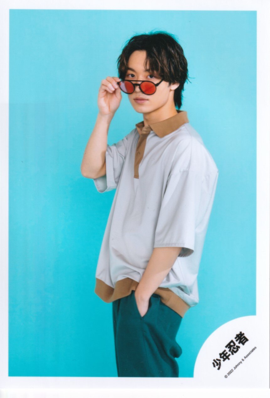 少年忍者 22年 Greeting Photo Summer Vacation ver 檜山光成 公式写真