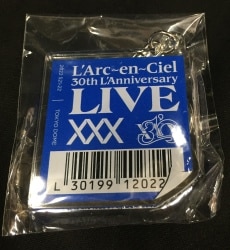 L'Arc～en～Ciel 2022 30th L'Anniversary TOUR デジタル ラルくじ アクリルキーホルダー (バーコード/ブルー)