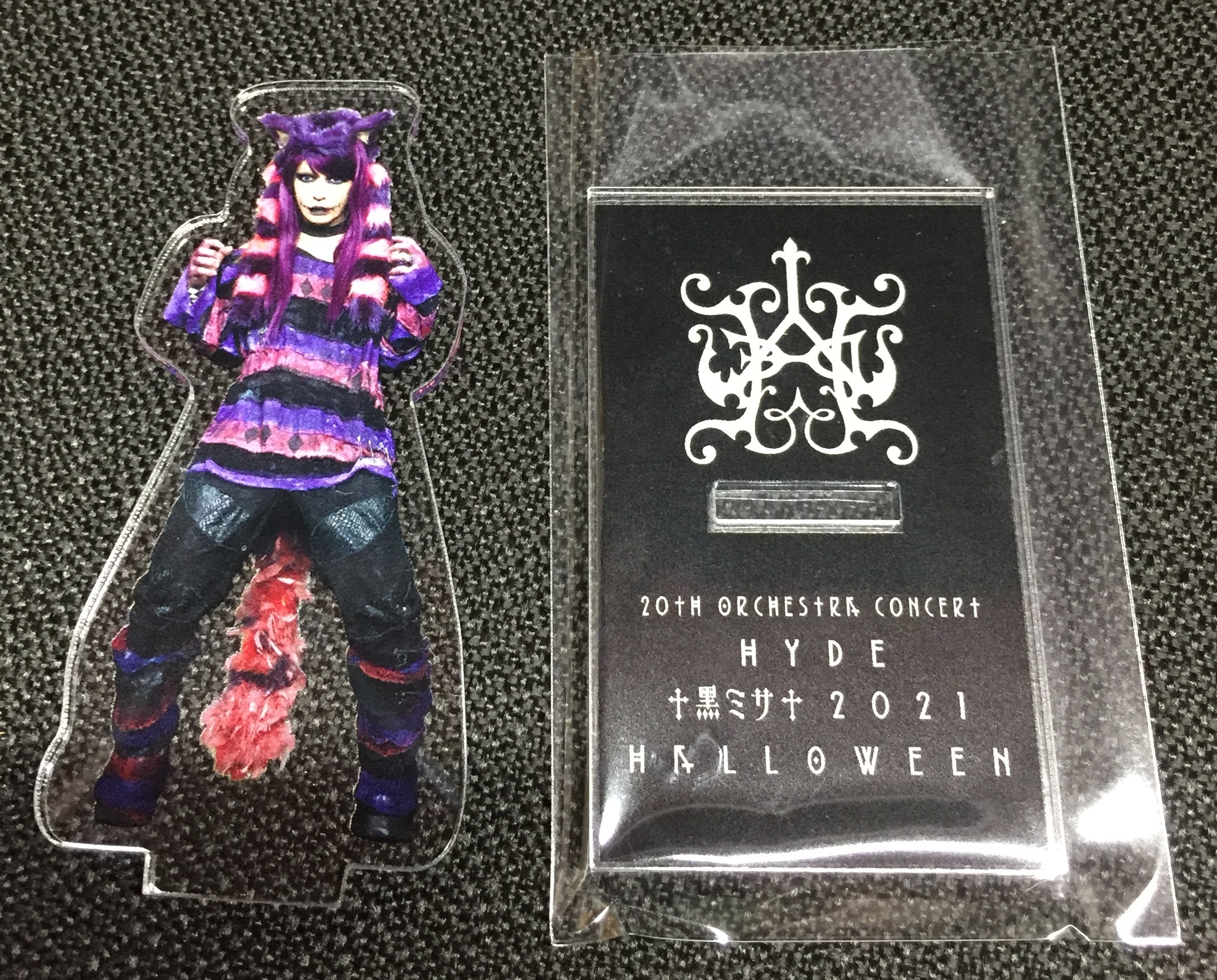 HYDE 20th Orchestra Concert HYDE 黒ミサ 2021 Halloween 歴代 HYDE 仮装アクリルスタンド  SPOOKY ACRYLIC STAND 【チェシャ猫】 | ありある | まんだらけ MANDARAKE