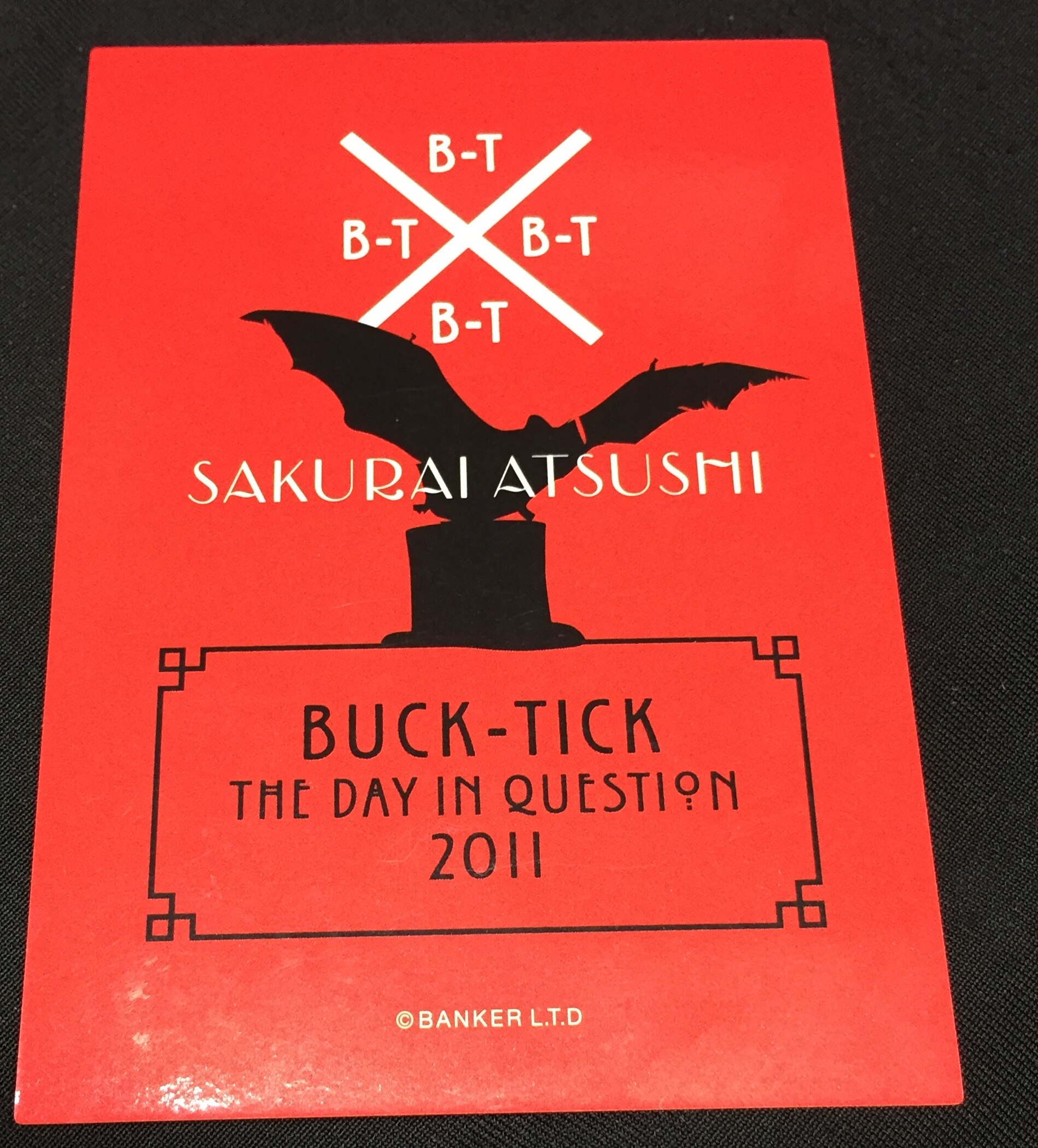 BUCK-TICK ランダムトレカ 櫻井敦司 / THE DAY IN QUESTION 2011 1 
