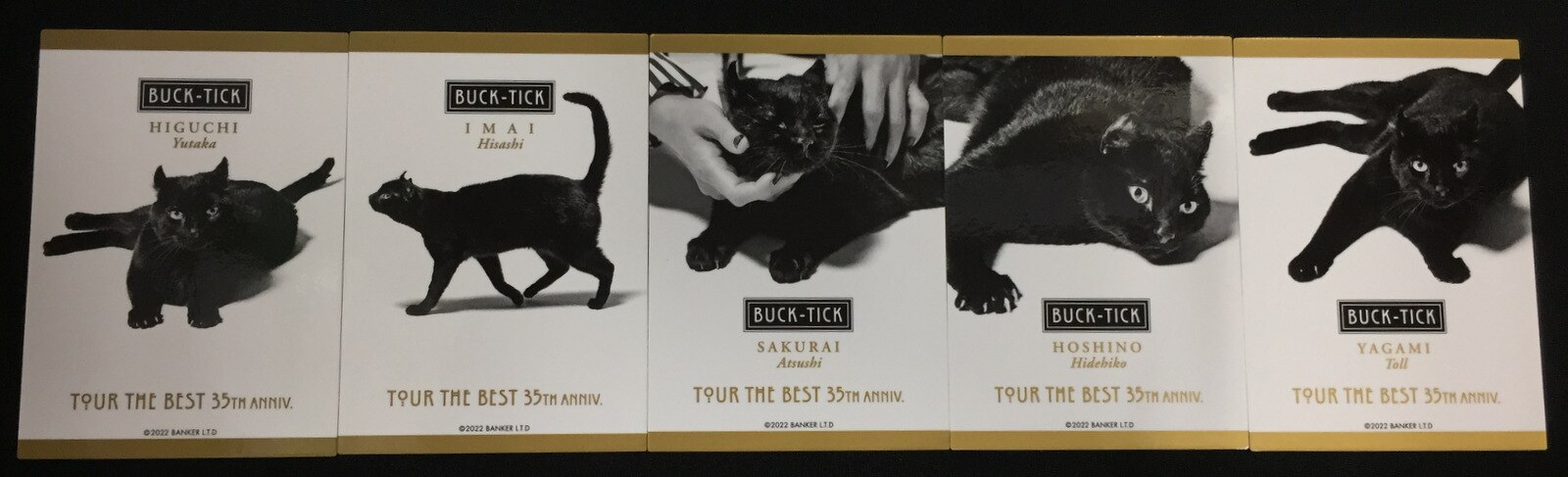 BUCK-TICK 2022 TOUR THE BEST 35th anniv. ランダムトレカ メンバー5
