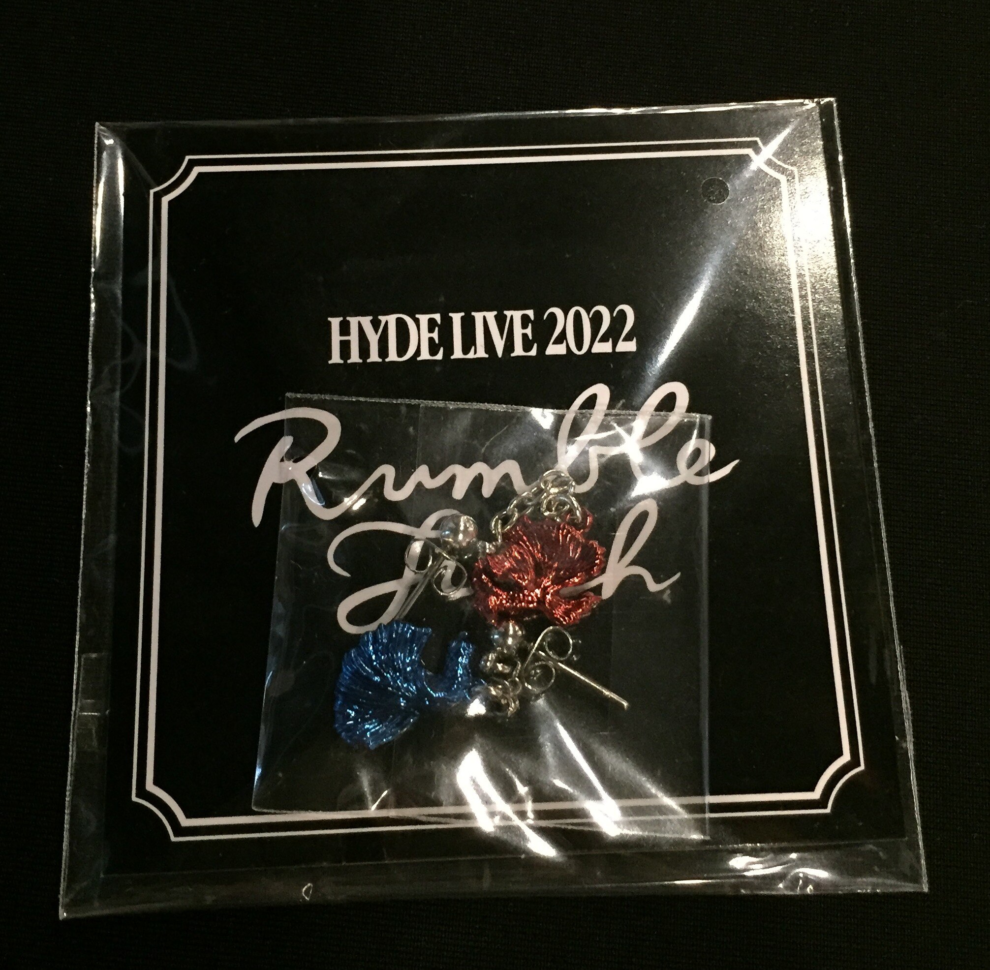 HYDE HYDE LIVE 2022 RUMBLE FISH OFFICIAL GOODS HYGACHA ピアス