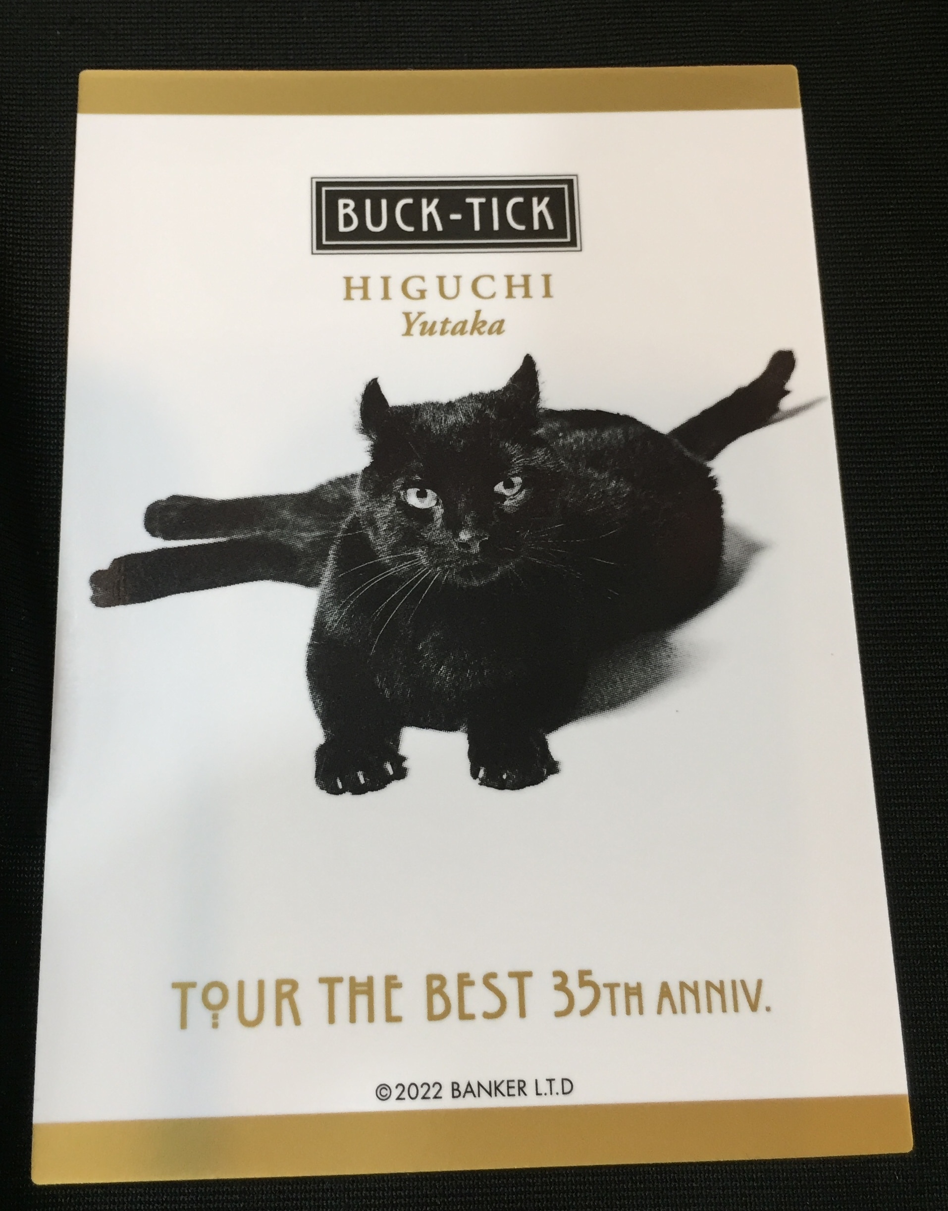 BUCK-TICK⁑35th ANNIV.ツアー⁑トレカ⁑樋口 豊 ①⁑ユータ