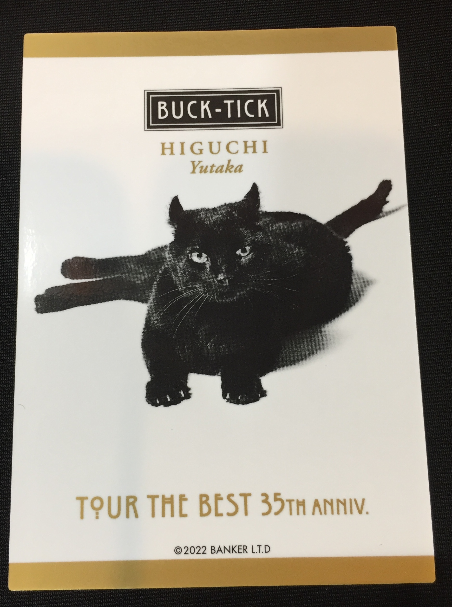 BUCK-TICK 2022 TOUR THE BEST 35th anniv. Yutaka Higuchi Random 