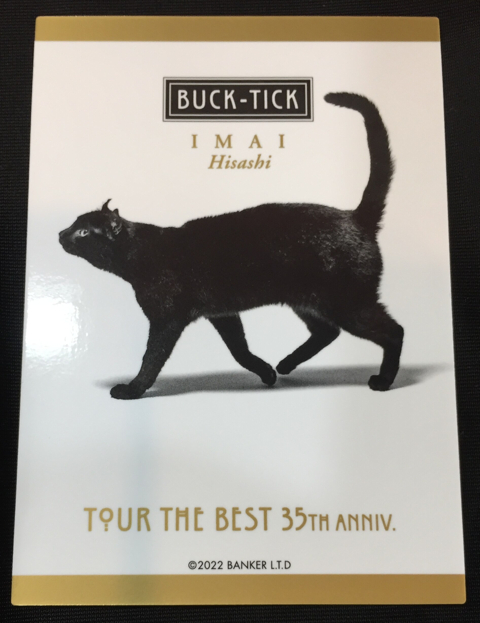 BUCK-TICK 2022 TOUR THE BEST 35th anniv. 今井寿 ランダムトレカ No 
