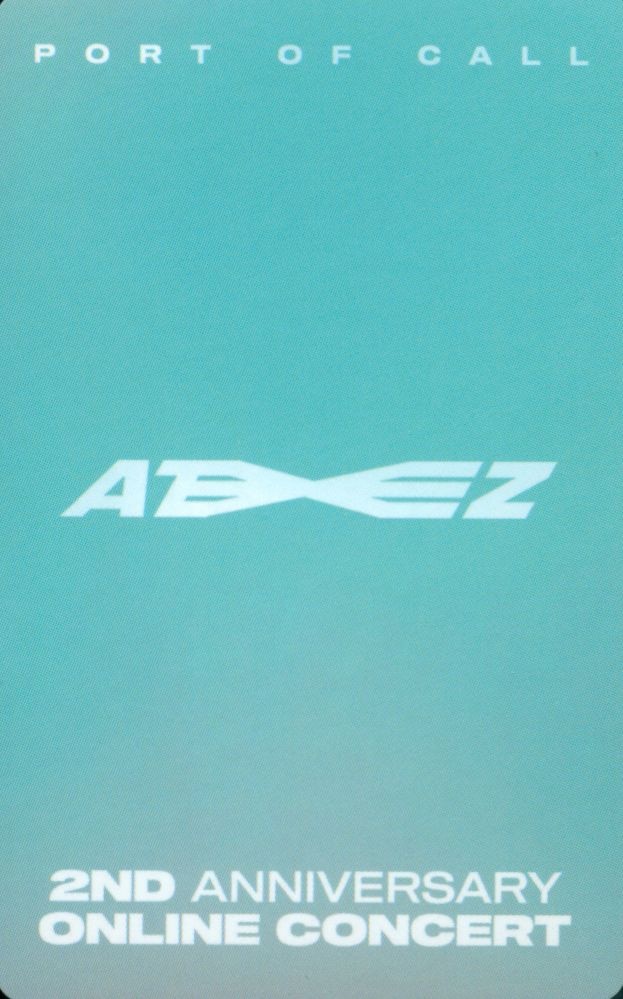 ATEEZ 2nd anniversary online conert トレカ