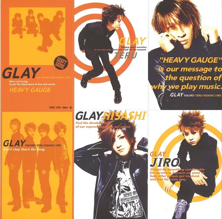 GLAY 00 years HEAVY GAUGE Postcard Set * Damage to cased | あり