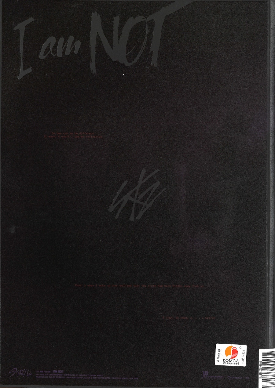 スキズ サイン入りCD 1stミニアルバム I am NOT 韓国盤 straykids 直筆