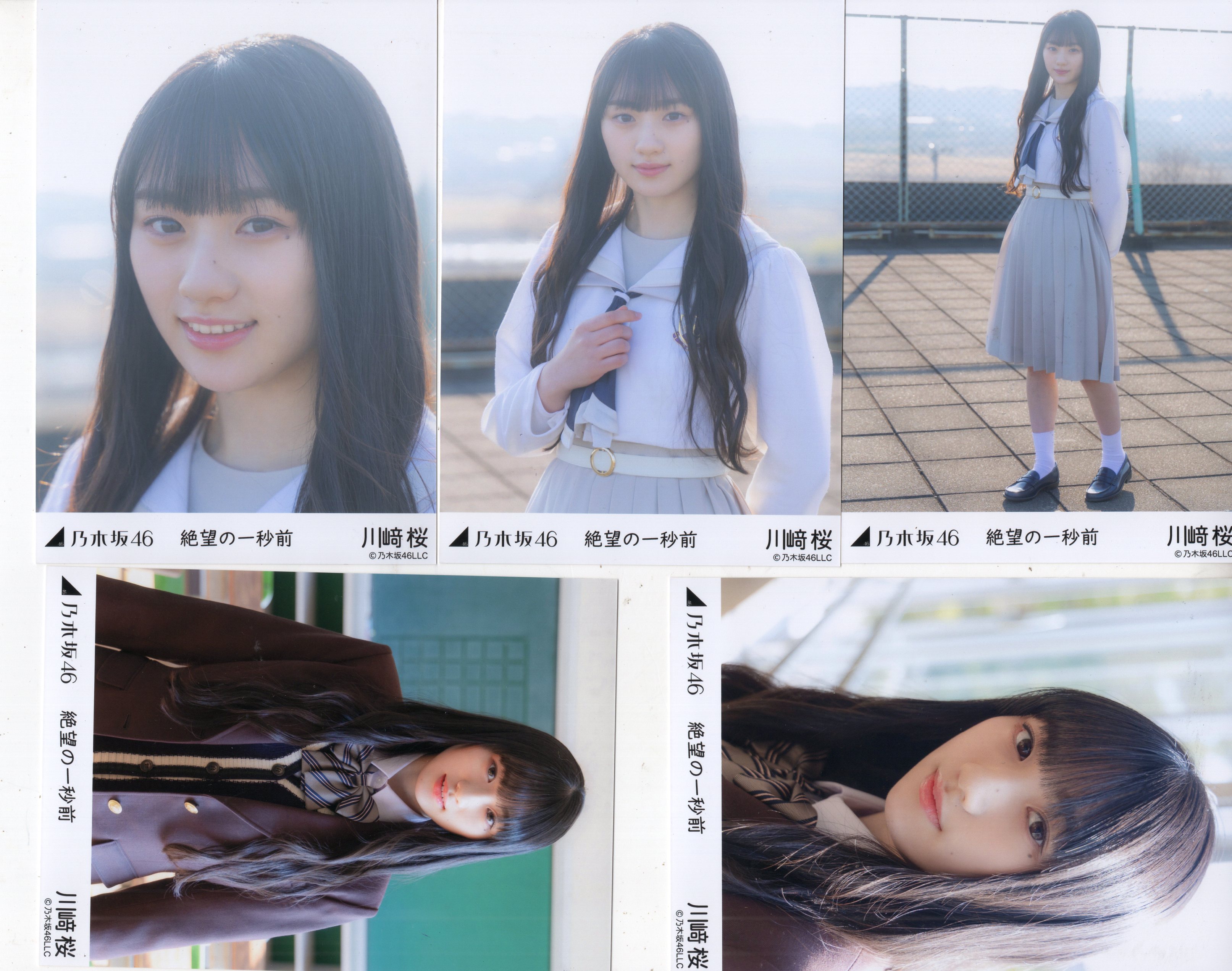 乃木坂46 川﨑桜 ジャガード 生写真 直筆サイン ヨリ 810810.co.jp