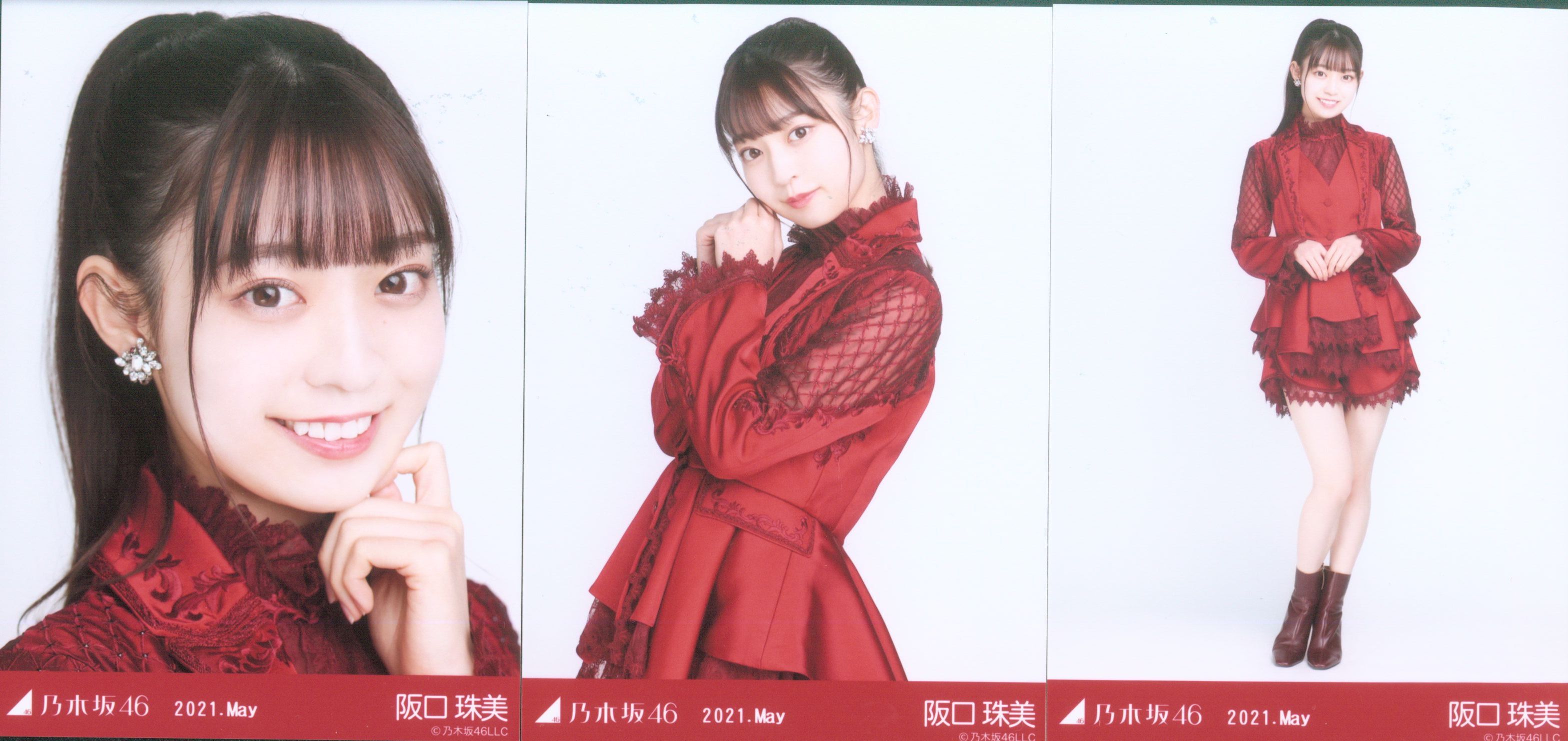 乃木坂46 生写真 梅澤美波 紅白2021衣装1 ヒキ 直筆 サイン 乃木坂46 梅澤