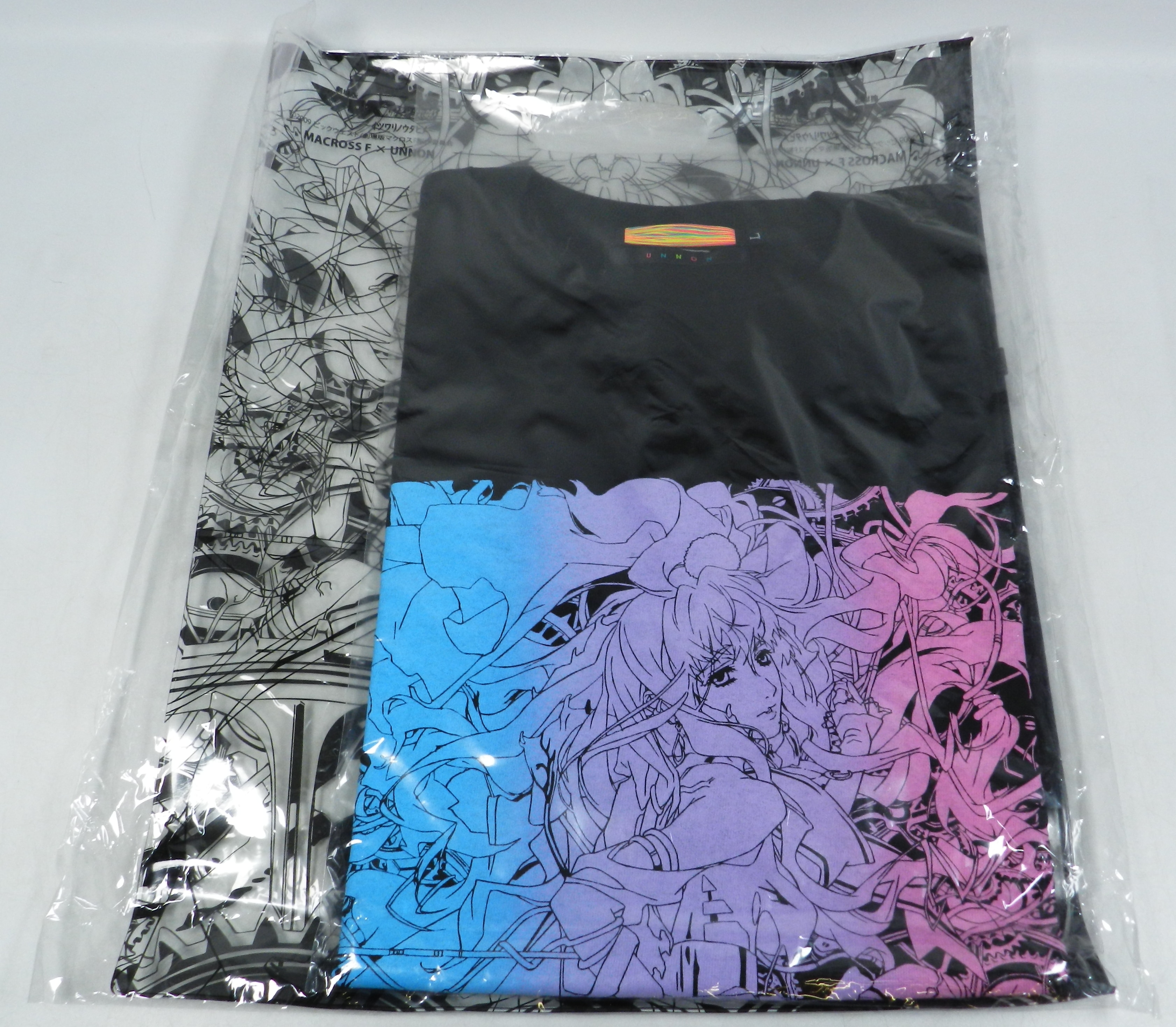 UNNON Tシャツ MACROSS F×UNNONコラボ シェリルノーム 三色/グラテーション Lサイズ