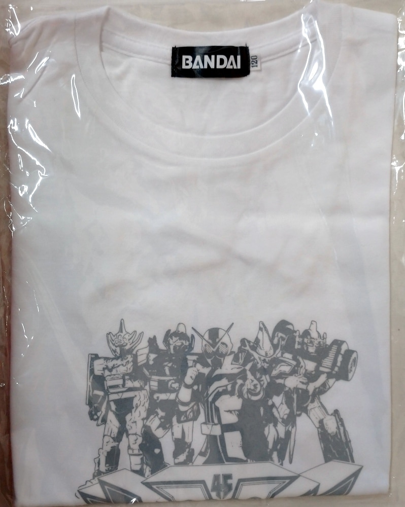 バンダイ てれびくん応募者全員サービス プレミアムTシャツ 機界戦隊ゼンカイジャー 闇に輝くゼンカイジャー大集合Tシャツ 120CM