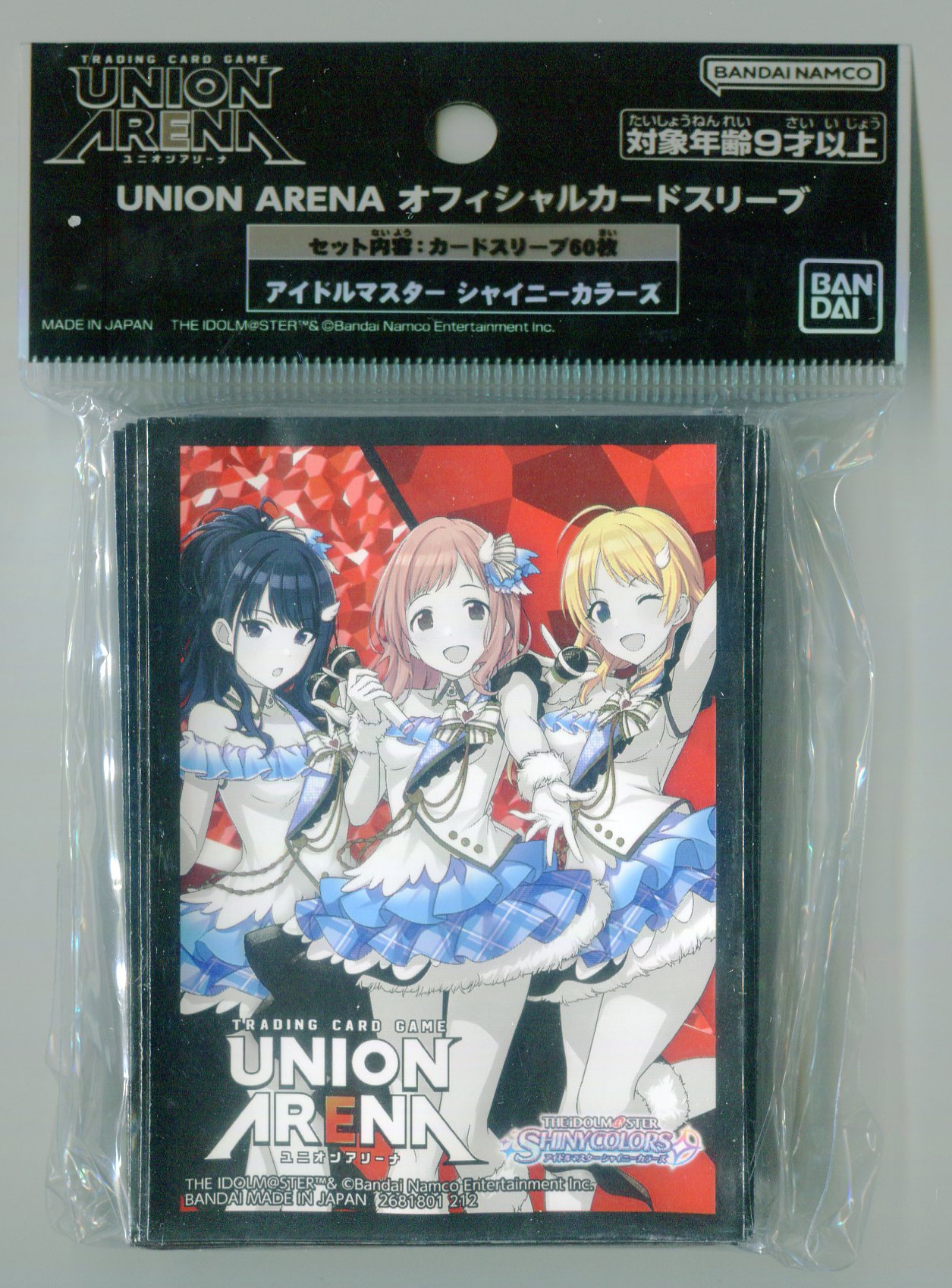 UNION ARENA OFFICIAL CARD SLEEVE THE IDOLM@STER SHINY COLORS