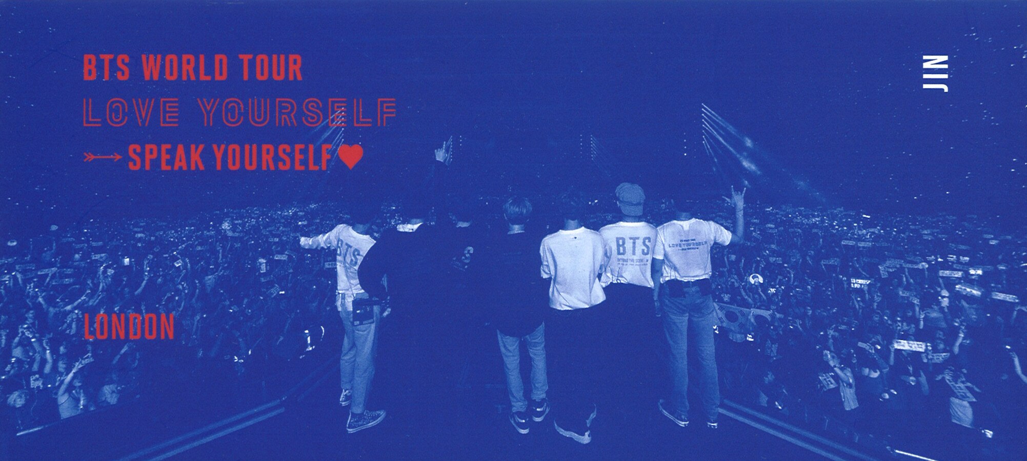 BTS DVD LOVE YOURSELF:SPEAK YOURSELF LONDON JIN Bookmark | ありある | まんだらけ  MANDARAKE