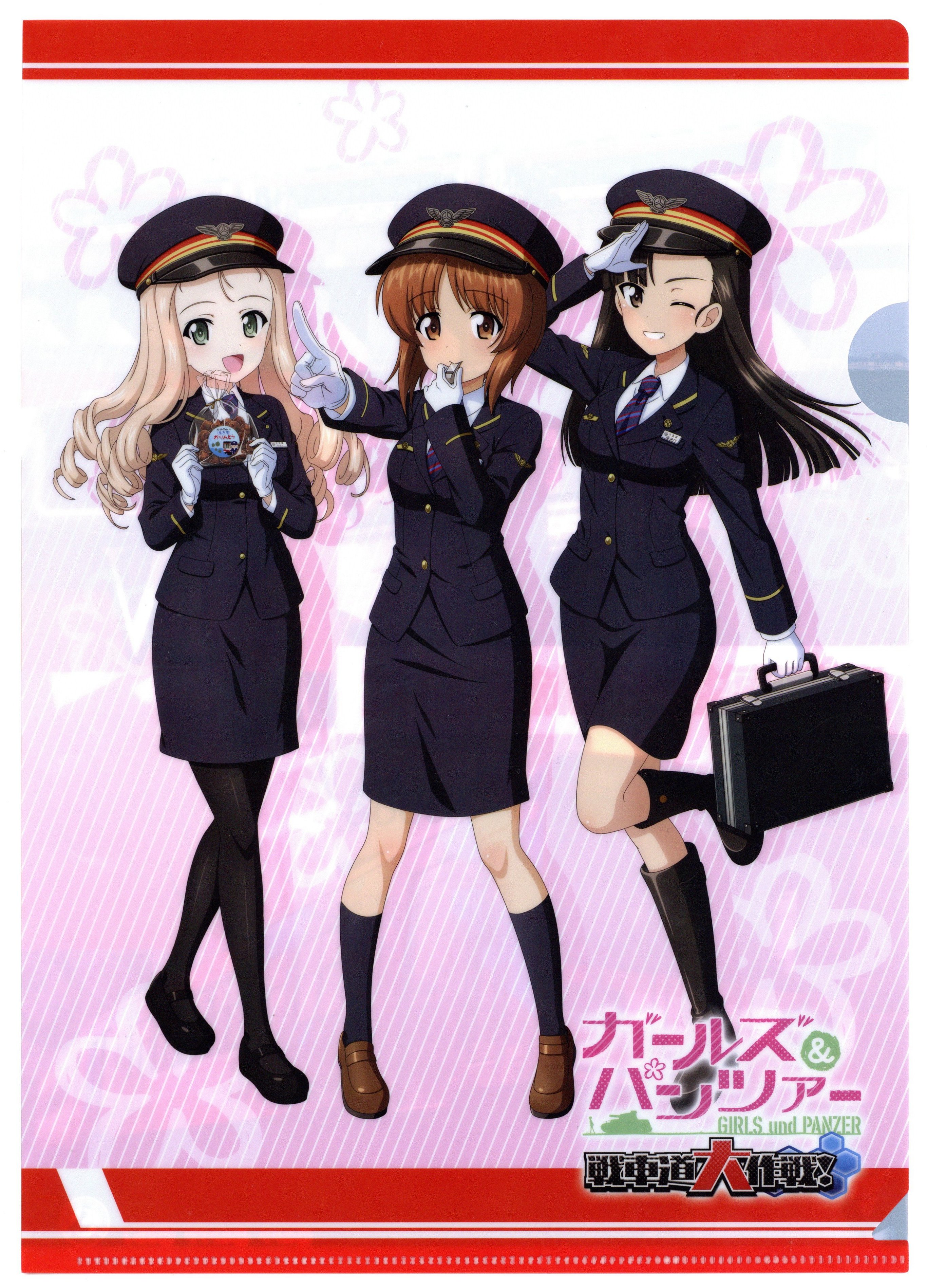 Kashima Rinkai Railway Garupan No. 4 Marie and Miho Nishizumus and