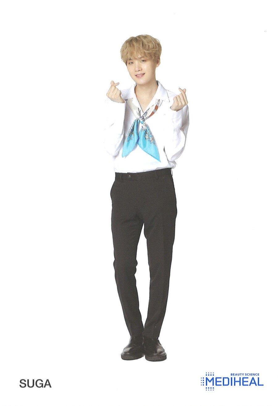 BTS MEDIHEAL SUGA ポストカード